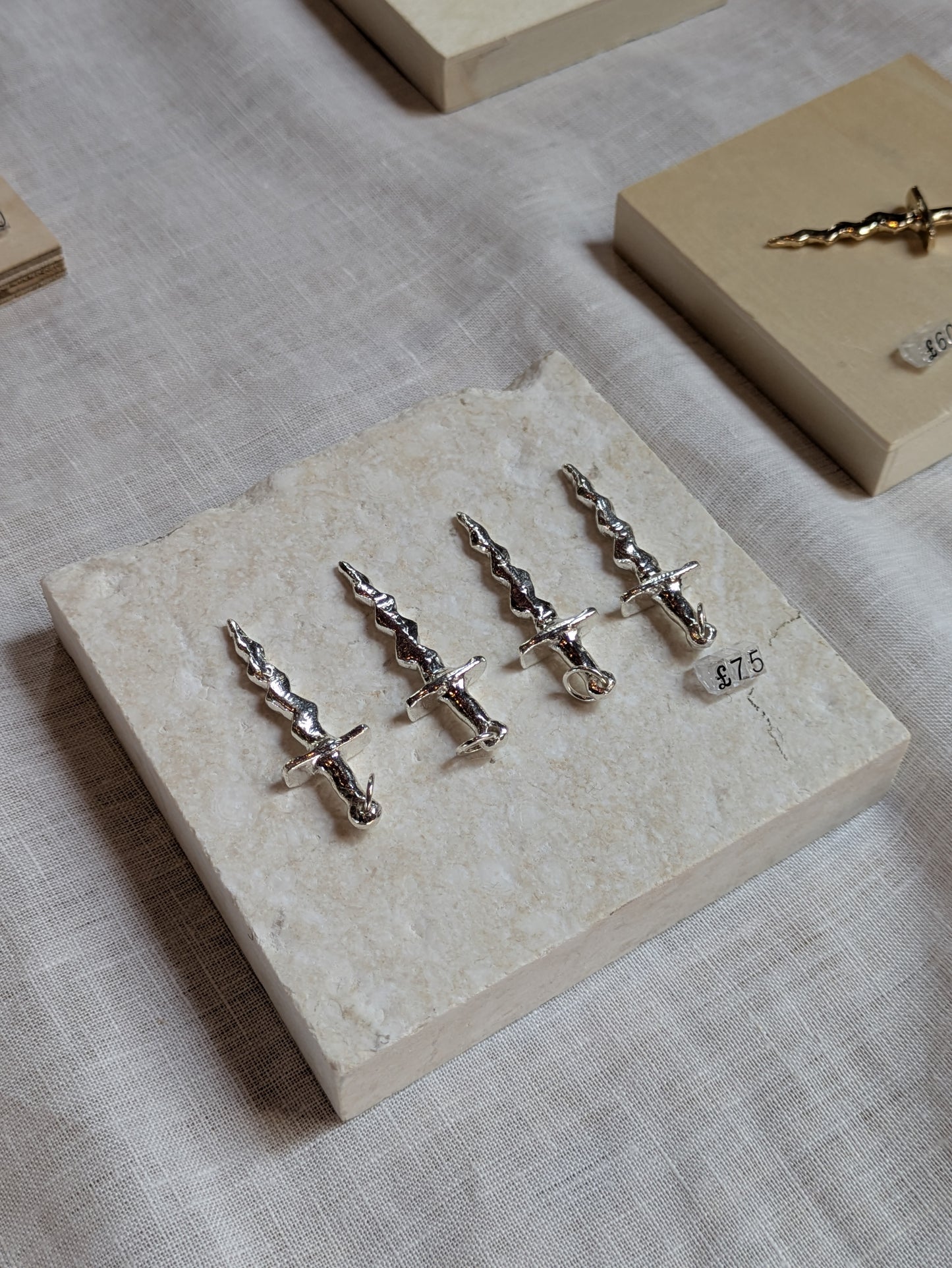 Sword Charm Silver