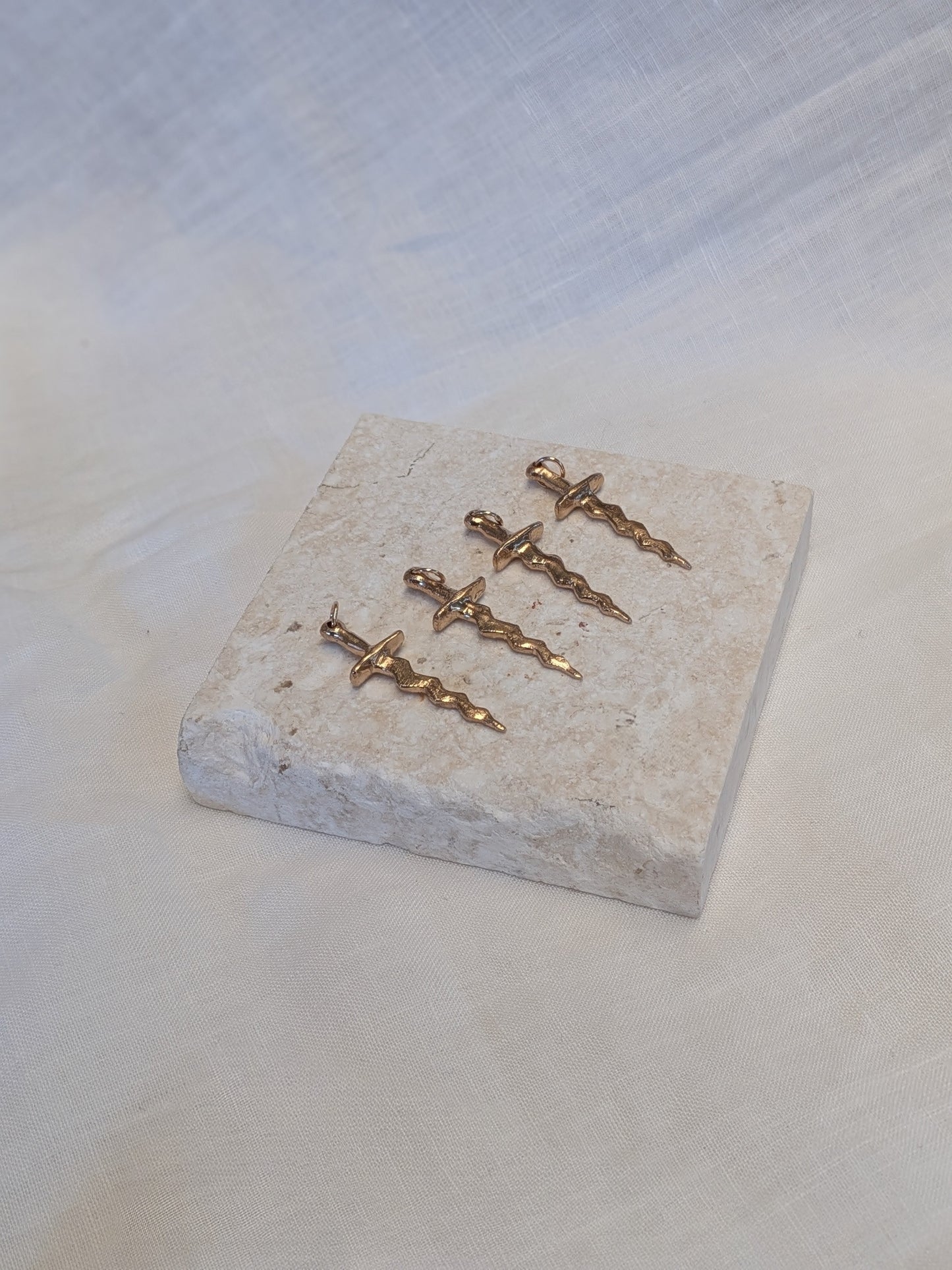 Sword Charm Bronze