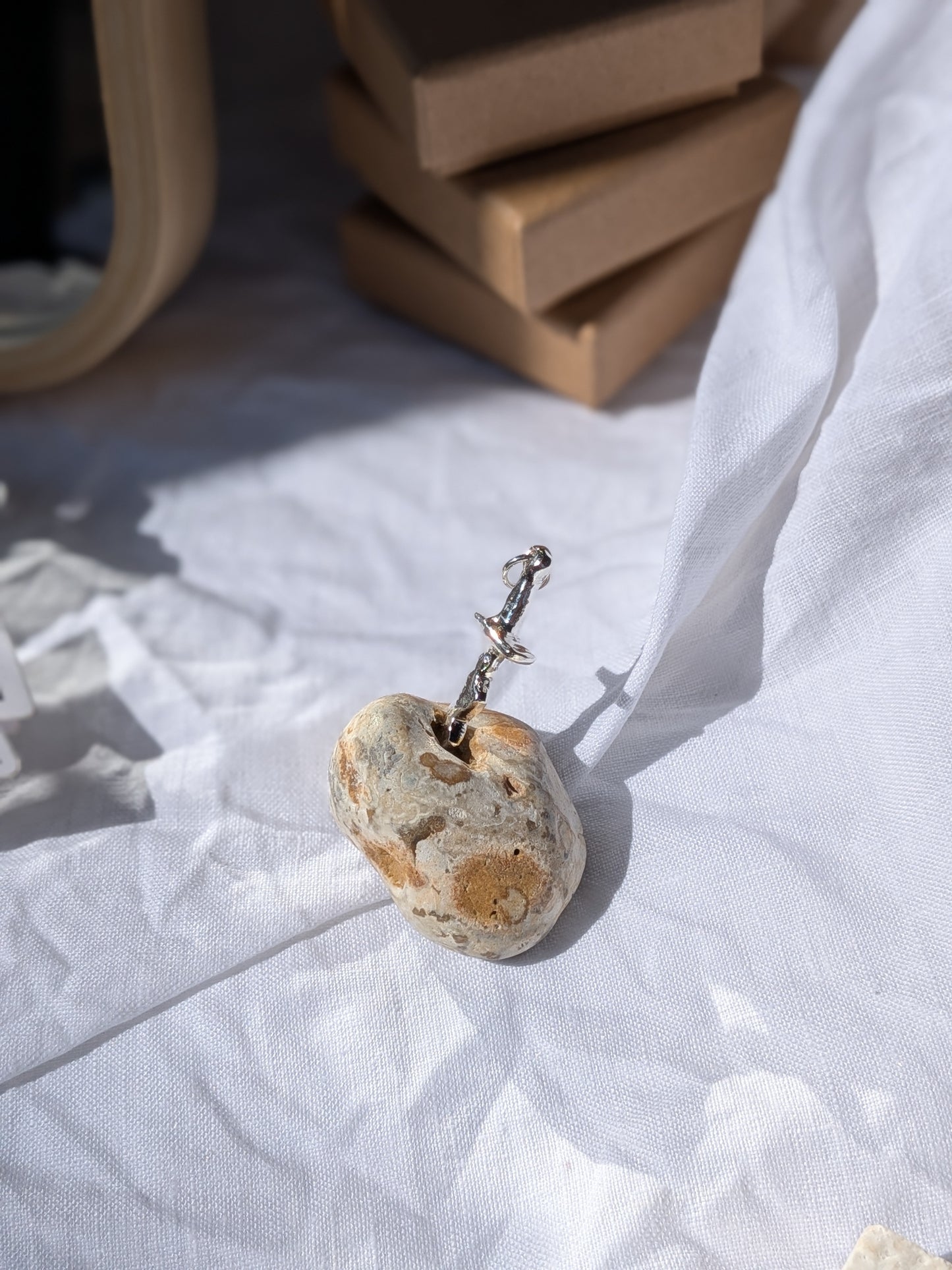Sword Charm Silver