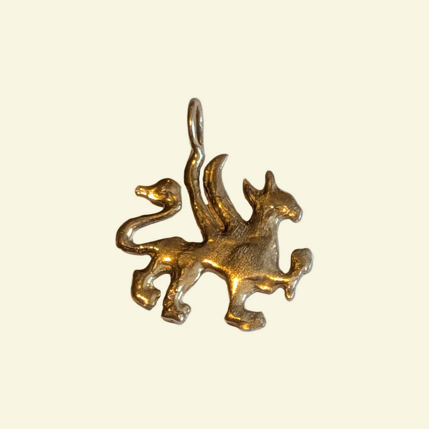 Griffin Charm Bronze
