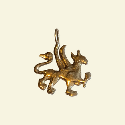 Griffin Charm Bronze