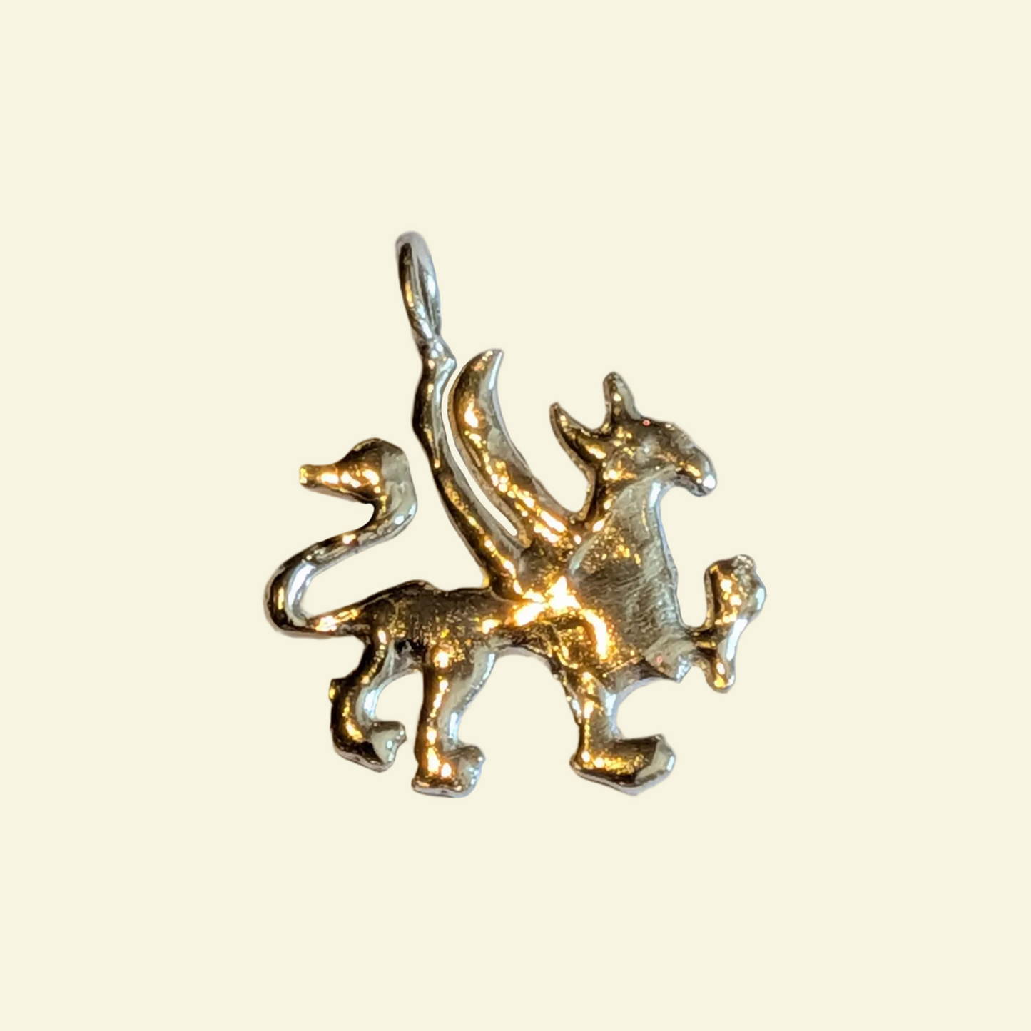 Griffin Charm Silver