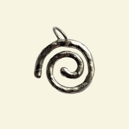 Spiral Charm Silver
