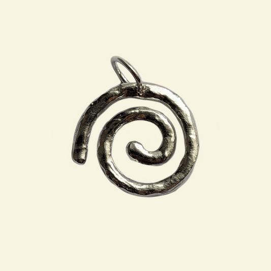 Spiral Charm Silver