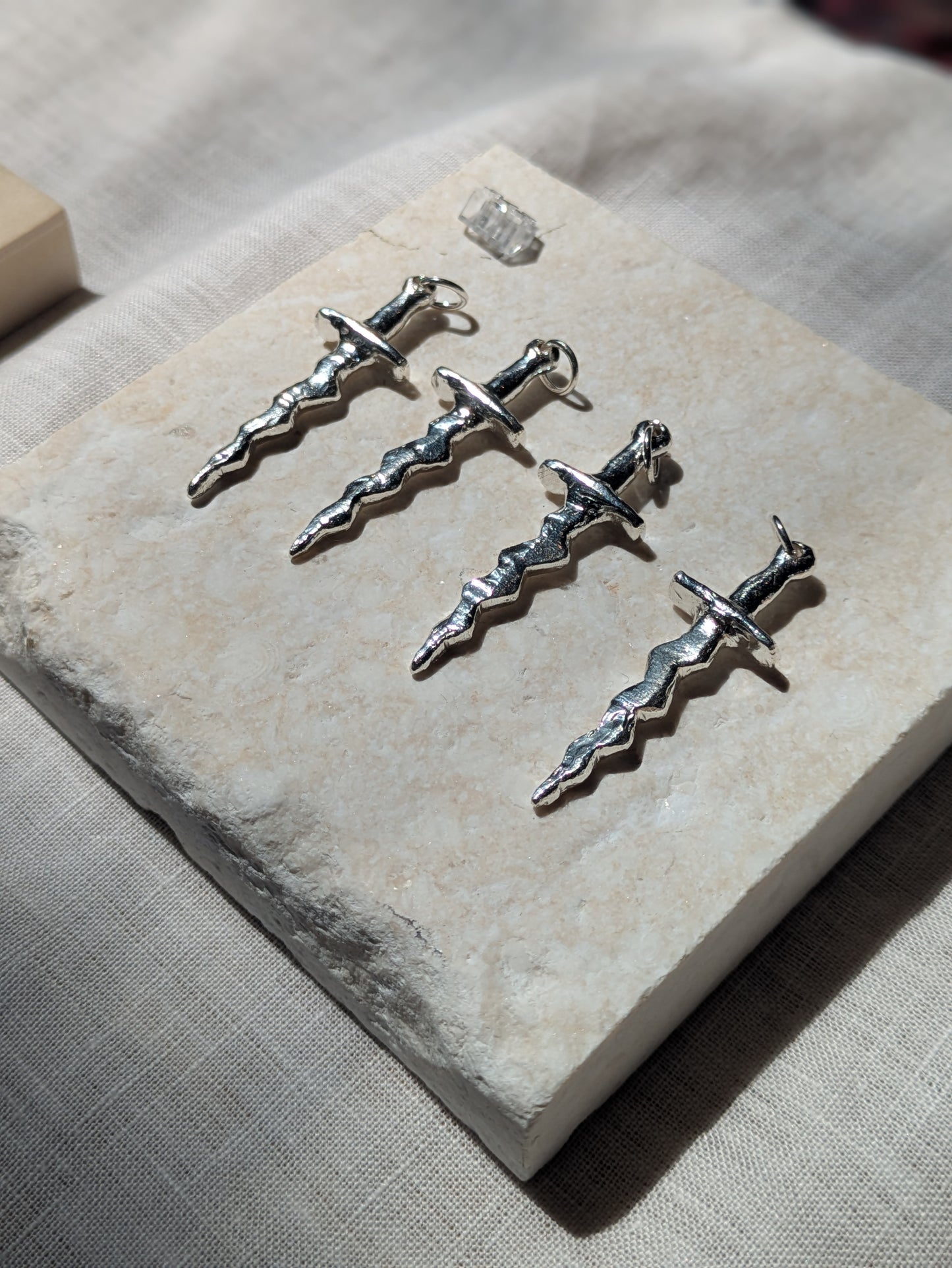 Sword Charm Silver